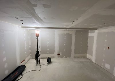 Trockenbau mit vorbereiteter Spachtelung