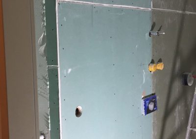 Installation Sanitärleitungen im Trockenbau